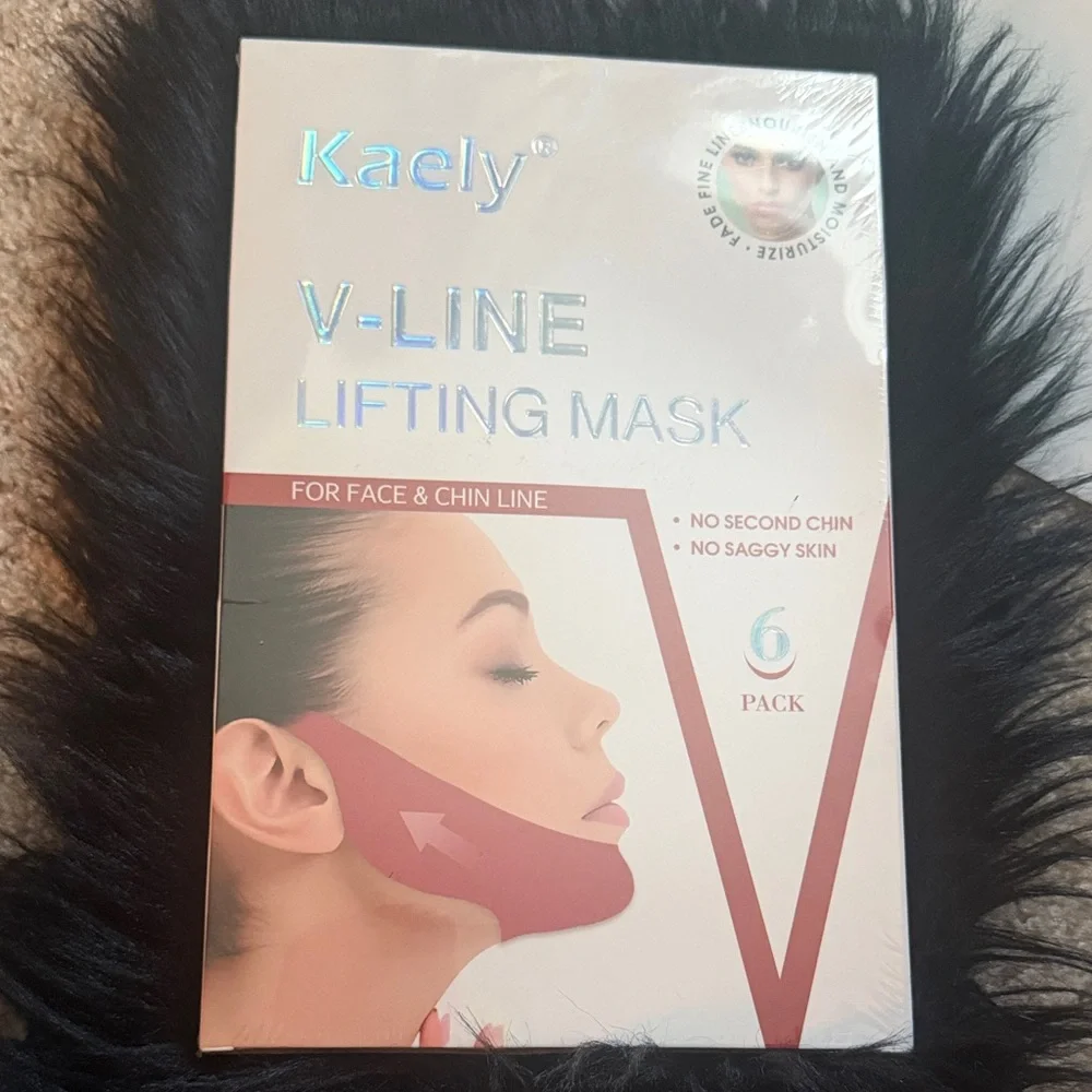 V-Line Lifting Mask for Face & Chin - Pink (6 Pack)